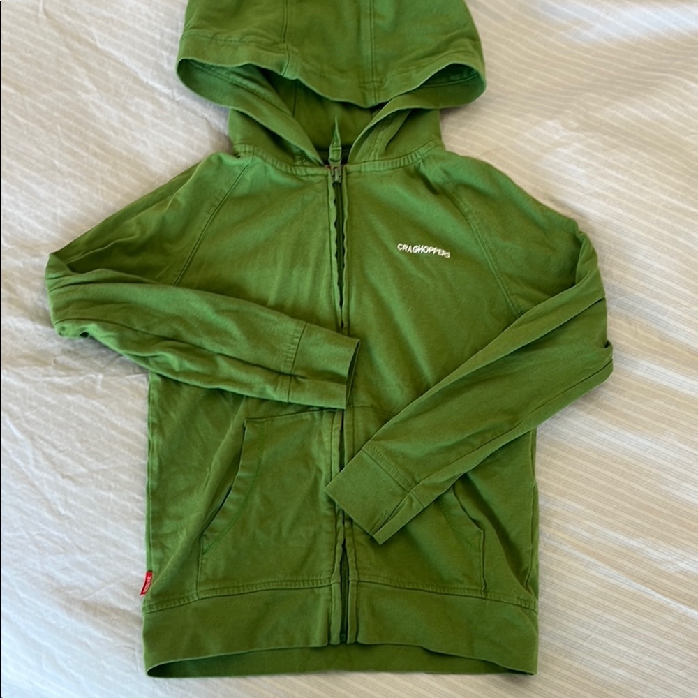 Craghoppers Kids Green Hoodie